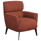 Orleans Furniture - Coaster - Andrea Upholstered Crecent Arm Accent Chair Orange - 903081